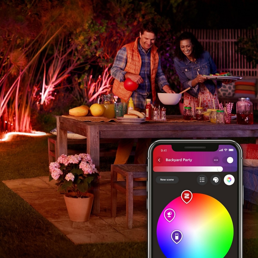 LED RGBW Zatemnitveni trak Philips Hue LED/40W 5m IP67