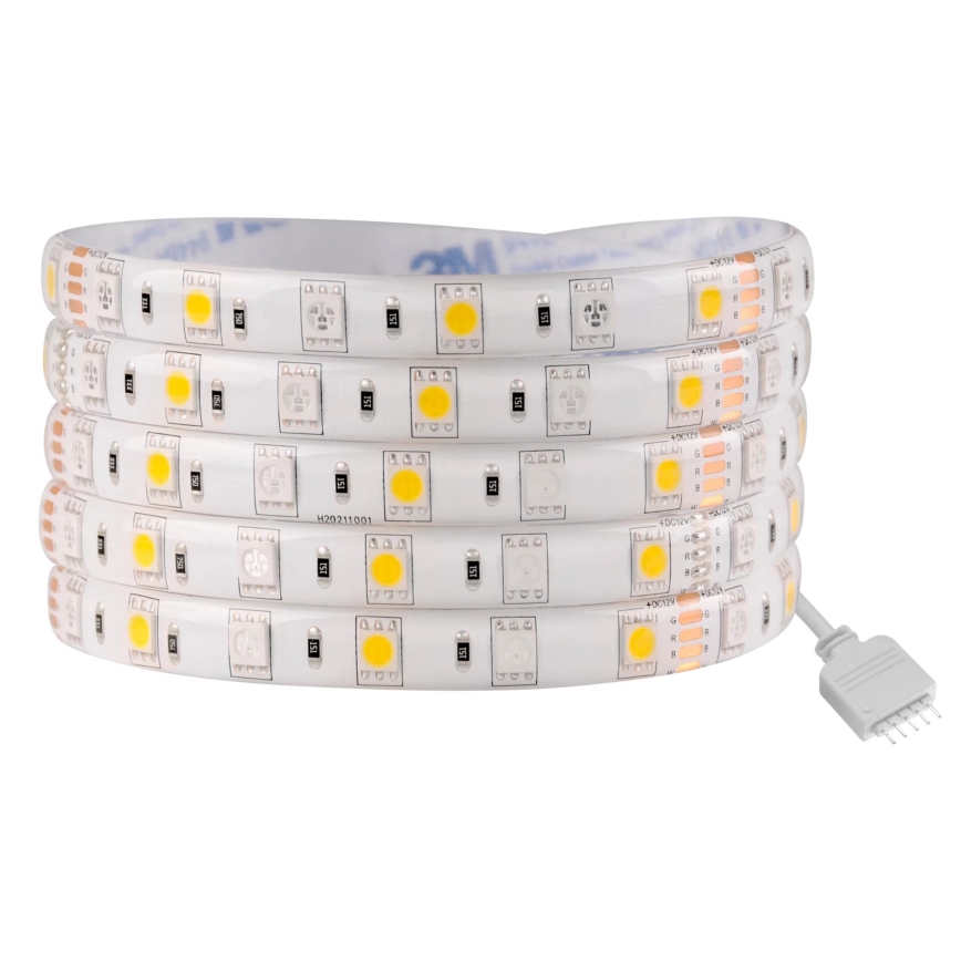 LED RGBW Zatemnitveni zunanji trak 5m LED/24W/12V IP65