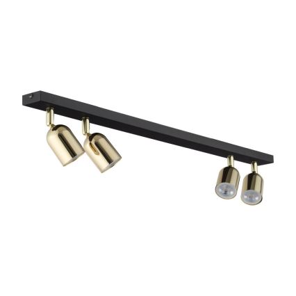 LED RGBW zatemnjevalna točkovna svetilka TOP 4xGU10/6,5W/230V 2700-6500K črna/zlata