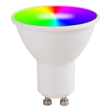 LED RGBW zatemnjevalna žarnica GU10/5,5W/230V 3000-6500K Wi-Fi Tuya