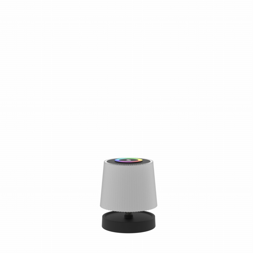 LED RGBW zatemnjevalna zunanja polnilna namizna svetilka LED/2W/5V IP44 1200 mAh siva