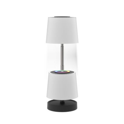 LED RGBW zatemnjevalna zunanja polnilna namizna svetilka LED/2W/5V IP44 1200 mAh siva