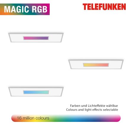 LED RGBW zatemljiv panel LED/20W/230V 3000-6500K 25x100 cm srebrna + daljinski upravljalnik