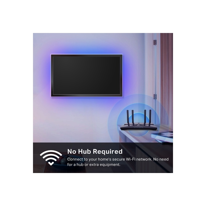 LED RGBW zatemnjevalni trak 5 m LED/13W/230V Wi-Fi