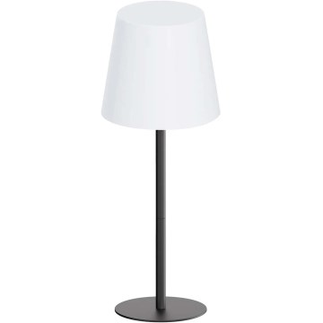 LED RGBW zatemnjiva, na dotik upravljana zunanja namizna svetilka LUCIA LED/2W/5V 1800/2700/6500K 3600 mAh IP44 črna