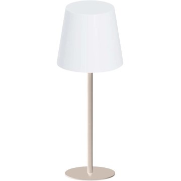 LED RGBW zatemnjiva na dotik zunanja namizna svetilka LUCIA LED/2W/5V 1800/2700/6500K 3600 mAh IP44 bež