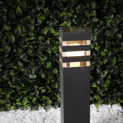 LED RGBW zunanja svetilka TEKSAS z nastavljivo svetlostjo 1xE27/12W/230V 2700-6500K Wi-Fi 74 cm IP44 antracit