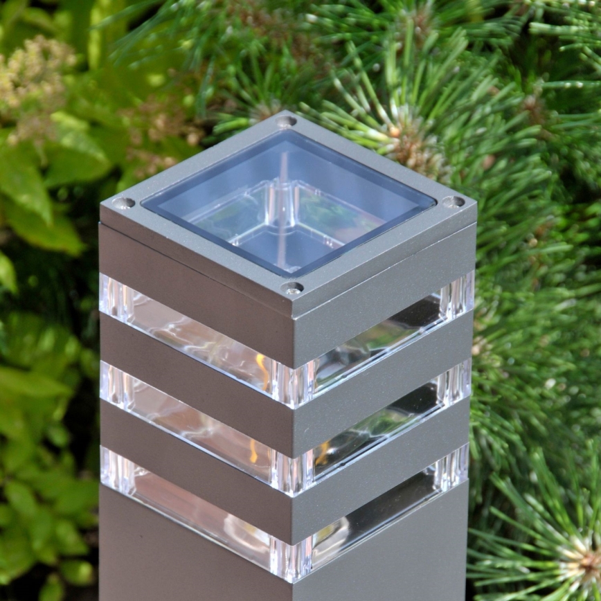 LED RGBW zunanja svetilka TEKSAS z nastavljivo svetlostjo 1xE27/12W/230V 2700-6500K Wi-Fi 74 cm IP44 antracit
