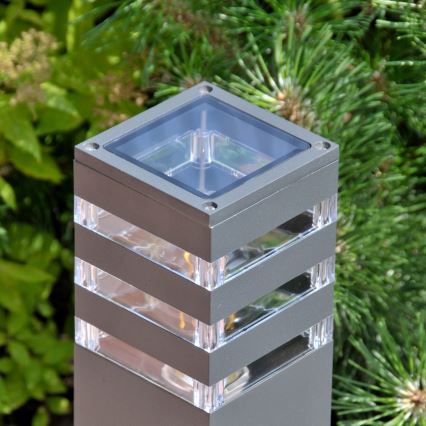 LED RGBW zunanja svetilka TEKSAS z možnostjo zatemnitve 1xE27/9W/230V 2700-6500K Wi-Fi 44 cm IP44 antracit