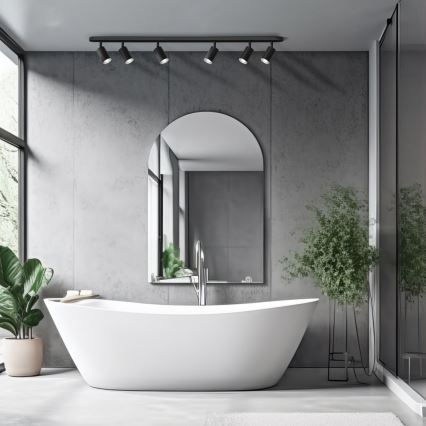 LED RGBW zatemnjiva kopalniška vgradna točkovna svetilka TURYN 6xGU10/6,5W/230V 2700-6500K Wi-Fi IP44 črna