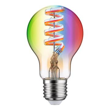 LED RGBW zatemnljiva žarnica FILAMENT E27/6,3W/230V 2200-6500K - Paulmann 29156