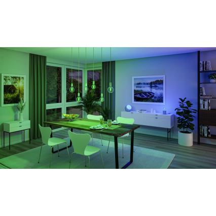 LED RGBW zatemnljiva žarnica FILAMENT E27/6,3W/230V 2200-6500K - Paulmann 29156