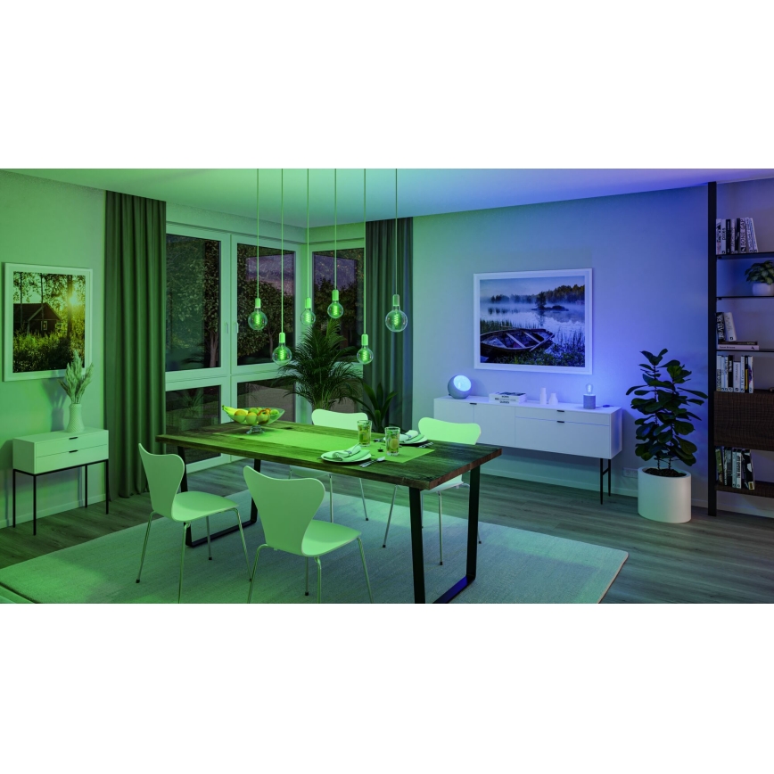 LED RGBW zatemnljiva žarnica FILAMENT E27/6,3W/230V 2200-6500K - Paulmann 29156