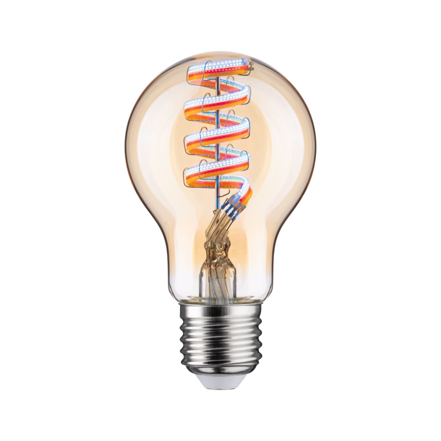 LED RGBW zatemnljiva žarnica FILAMENT E27/6,3W/230V 2200-6500K - Paulmann 29156