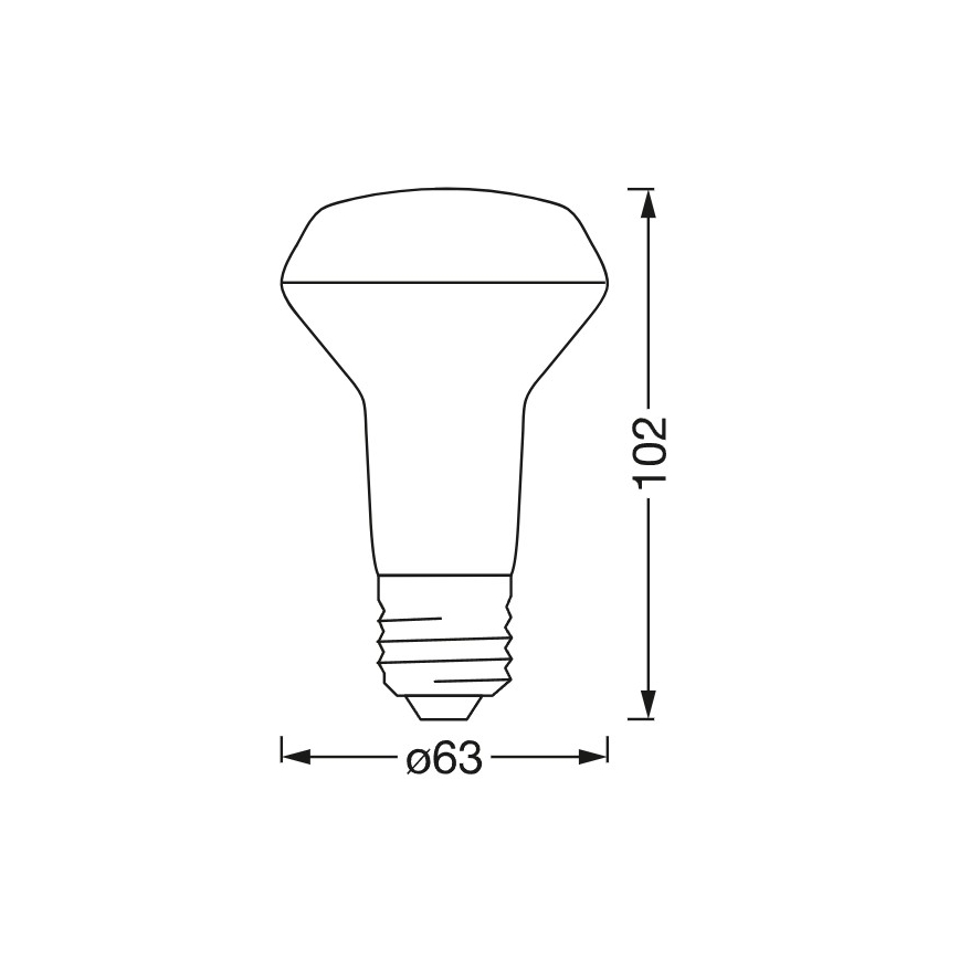 LED RGBW Zatemnljiva reflektorna žarnica SMART+ R63 E27/4,7W/230V 2700-6500K Wi-Fi - Ledvance