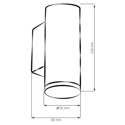 LED RGBW zatemnljivo kopalniško stensko svetilo TURYN 1xGU10/6,5W/230V 2700-6500K Wi-Fi IP44 bela