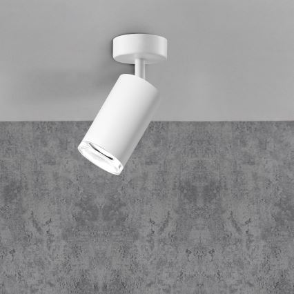 LED RGBW zatemnljivo kopalniško točkovno svetilo TURYN 1xGU10/4,8W/230V 3000K IP44 bela + daljinski upravljalnik