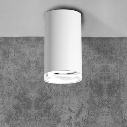 LED RGBW zatemnjivo kopalniško točkovno svetilo TURYN 1xGU10/4,8W/230V 3000K IP44 belo + daljinski upravljalnik