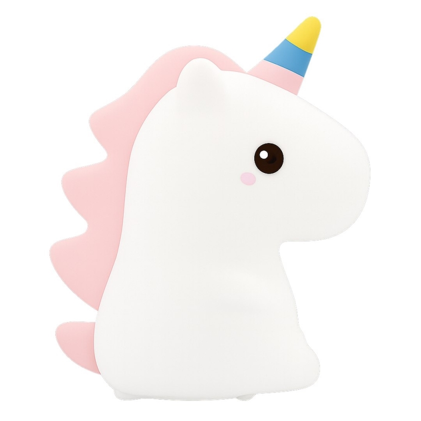 LED RGBW polnilna otroška nočna lučka na dotik, z nastavljivo svetlostjo UNICORN LED/1W/5V 1200 mAh