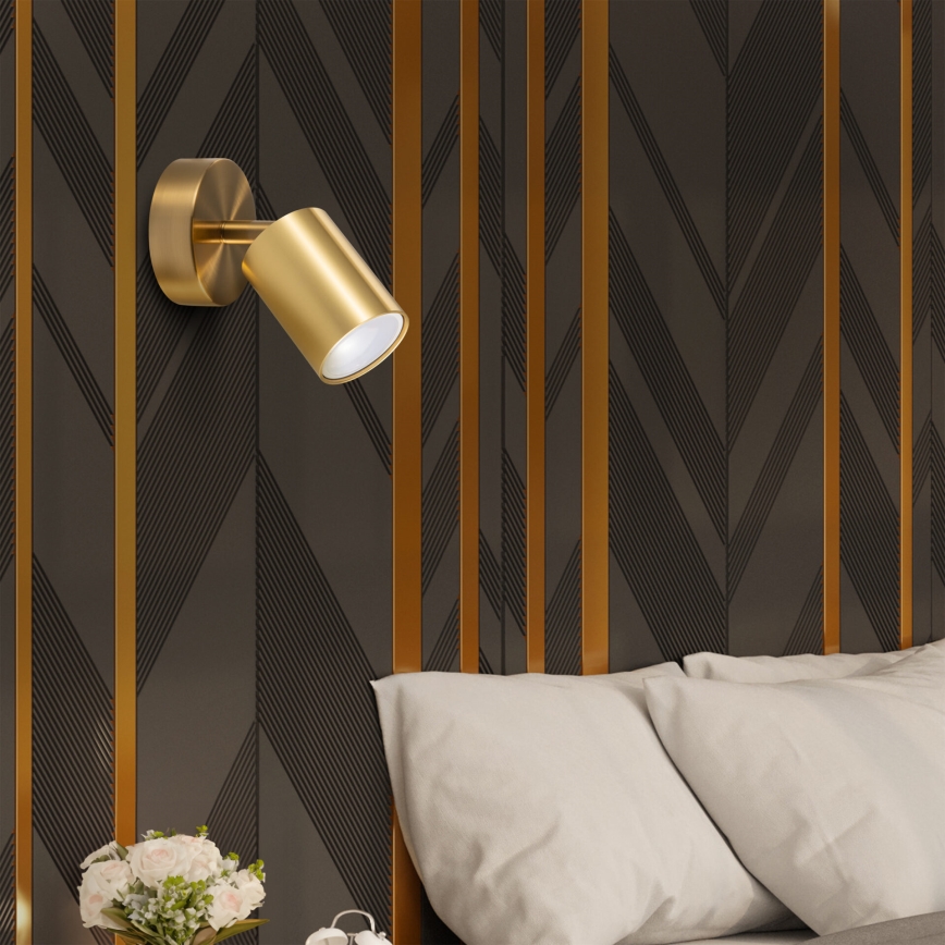 LED RGBW zatemnljivo stensko točkovno svetilo GOLDI 1xGU10/6W/230V 3000K Wi-Fi zlato