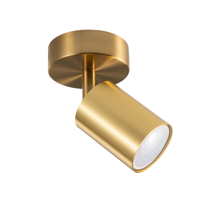 LED RGBW zatemnljivo stensko točkovno svetilo GOLDIE 1xGU10/4,8W/230V 3000K zlata + daljinski upravljalnik