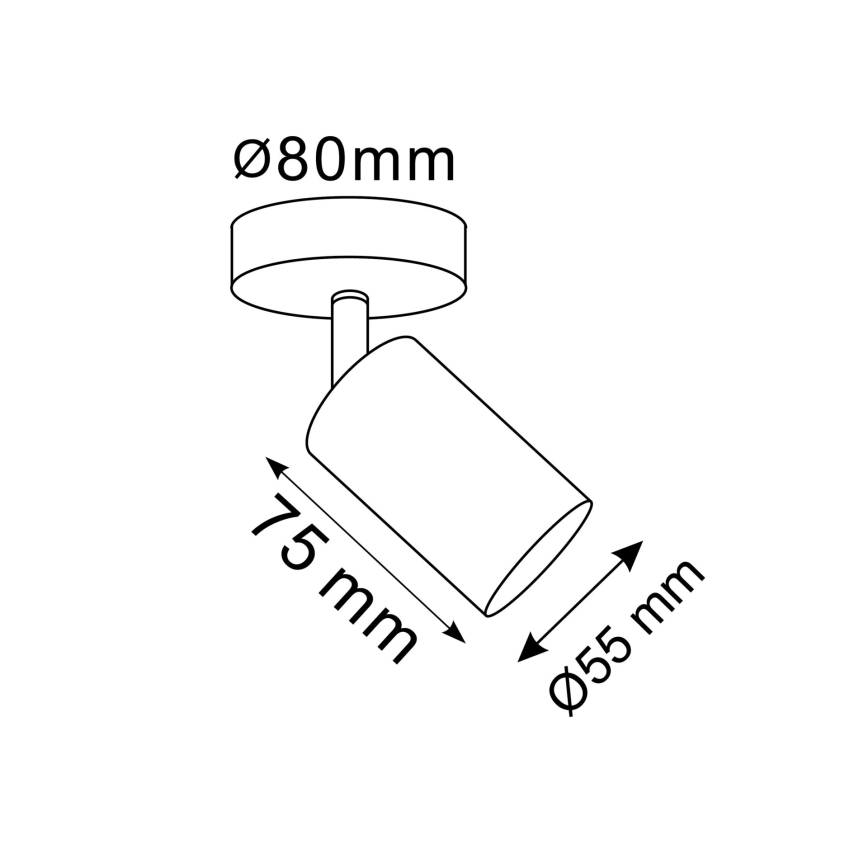 LED RGBW zatemnljivo stensko točkovno svetilo GOLDIE 1xGU10/4,8W/230V 3000K zlata + daljinski upravljalnik