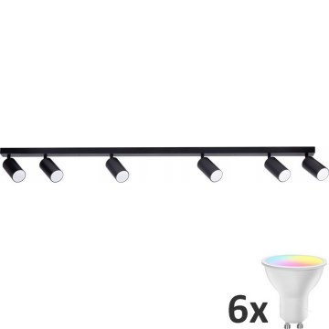 LED RGBW zatemnljivo točkovno svetilo ANGIE 6xGU10/6,5W/230V 2700-6500K