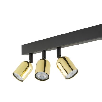 LED RGBW zatemnljivo točkovno svetilo TOP 4xGU10/6,5W/230V 2700-6500K črna/zlata