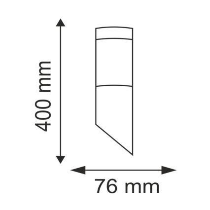 LED RGBW zatemnjivo zunanje stensko svetilo LIVIA 1xE27/6,5W/230V 2700-6500K Wi-Fi IP44 srebrno