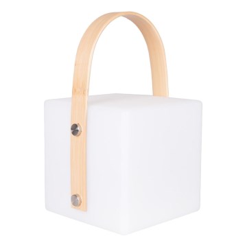 LED RGBW Zunanja svetilka MAJORKA LED/0,5W/5V USB 1200 mAh IP44 bela