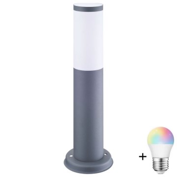 LED RGBW Zunanja svetilka OSLO z možnostjo zatemnitve 1xE27/6,5W/230V 2700-6500K Wi-Fi 45 cm IP44 antracitna