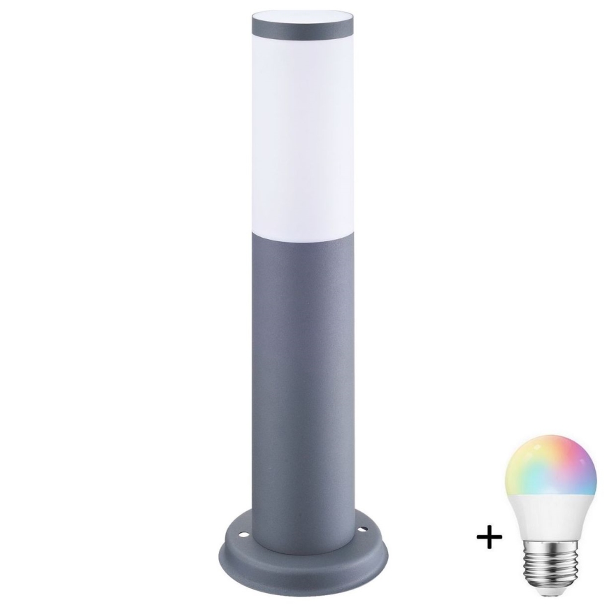 LED RGBW Zunanja svetilka OSLO z možnostjo zatemnitve 1xE27/6,5W/230V 2700-6500K Wi-Fi 45 cm IP44 antracitna