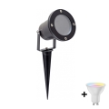 LED RGBW zunanja svetilka z možnostjo zatemnitve BLAKE 1xGU10/4,8W/230V IP65 + daljinski upravljalnik