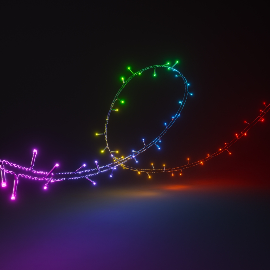 Nanoleaf - LED RGBW Zunanji božična veriga ESSENTIALS 250xLED 2x10m 2700-6500K Wi-Fi IP44