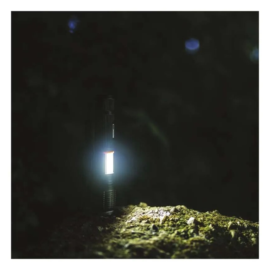LED ročna svetilka 2v1 COB LED/3xAAA