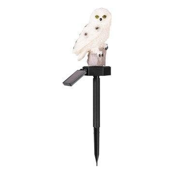 LED solarna dekorativna svetilka s senzorjem 6xLED/1,2V 3000K 40 cm 600 mAh IP44 sova