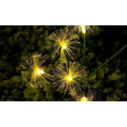 LED solarna dekorativna svetilka s senzorjem 6xLED/1,2V 3000K 77 cm 600 mAh IP44