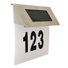 LED Solarna hišna številka LED/1,2V IP44