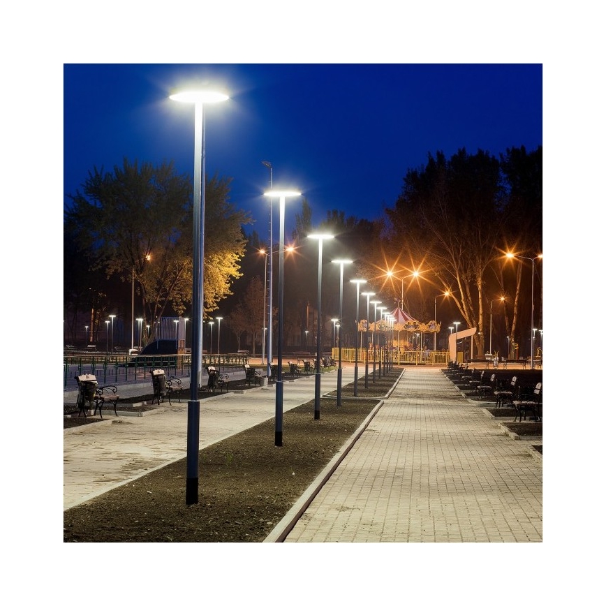 LED solarná lampa na ulici se senzorom SOLSUMI LED/25W/3,2V IP54 25000 mAh + daljinski upravljač