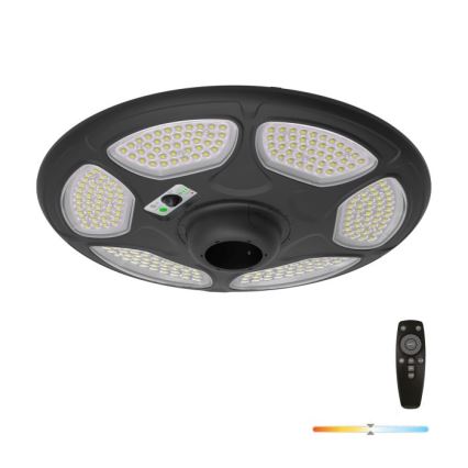 LED solarná lampa na ulici se senzorom SOLSUMI LED/25W/3,2V IP54 25000 mAh + daljinski upravljač