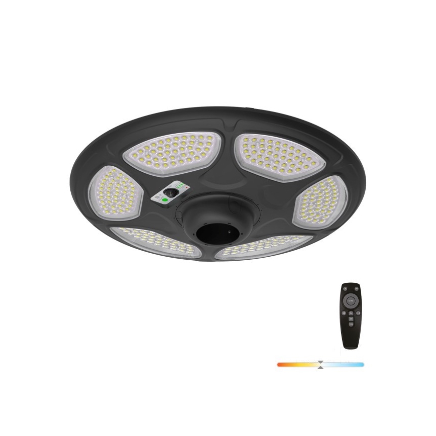 LED solarná lampa na ulici se senzorom SOLSUMI LED/25W/3,2V IP54 25000 mAh + daljinski upravljač