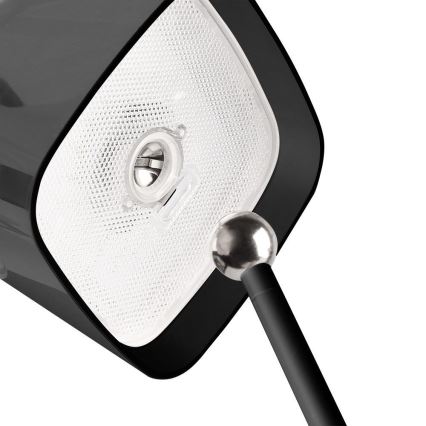 LED Solarna zatemnitvena magnetna polnilna namizna svetilka na dotik LED/5W/5V 3000-6000K 3600 mAh IP65 črna