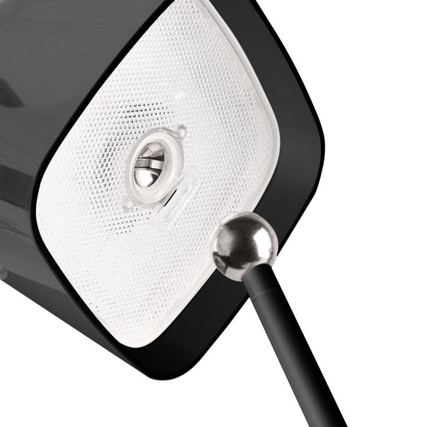 LED Solarna zatemnitvena magnetna polnilna namizna svetilka na dotik LED/5W/5V 3000-6000K 3600 mAh IP65 črna