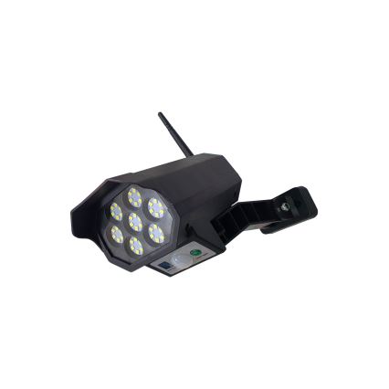 LED solarni model varnostne kamere s senzorjem LED/3,7V 1200 mAh IP44 črna + daljinski upravljalnik
