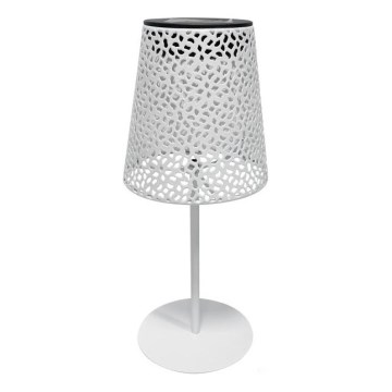 LED Solarna namizna svetilka LUVETRA LED/1xAA 4000K IP44 200 mAh bela