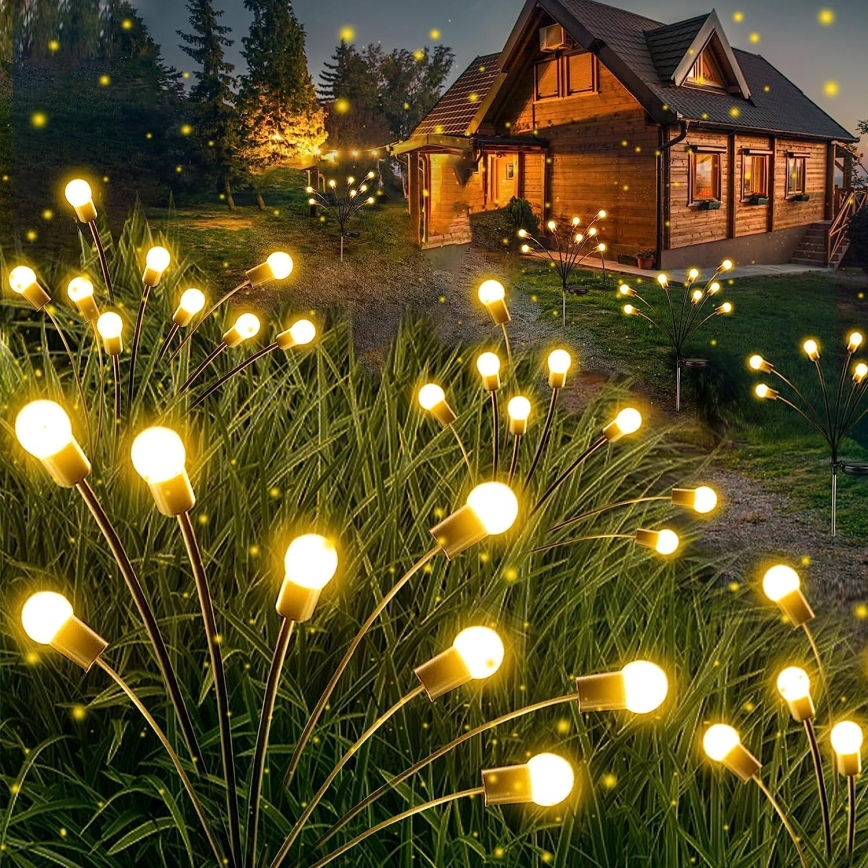LED Solarna okrasna svetilka 6xLED/1,2V 3000K 73 cm IP44