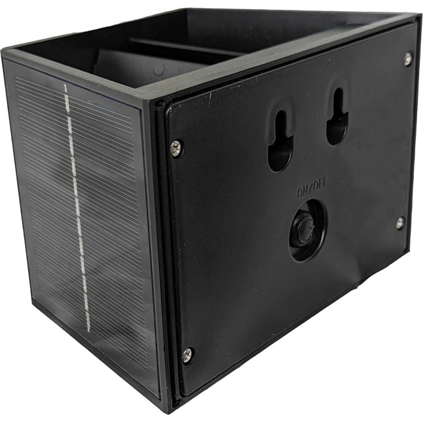 LED Solarna stenska svetilka CUBUS 2xLED/1,5W/3,7V 1500 mAh IP54