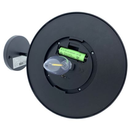 LED Solarna stenska svetilka LED/0,5W/1,2V IP44 črna
