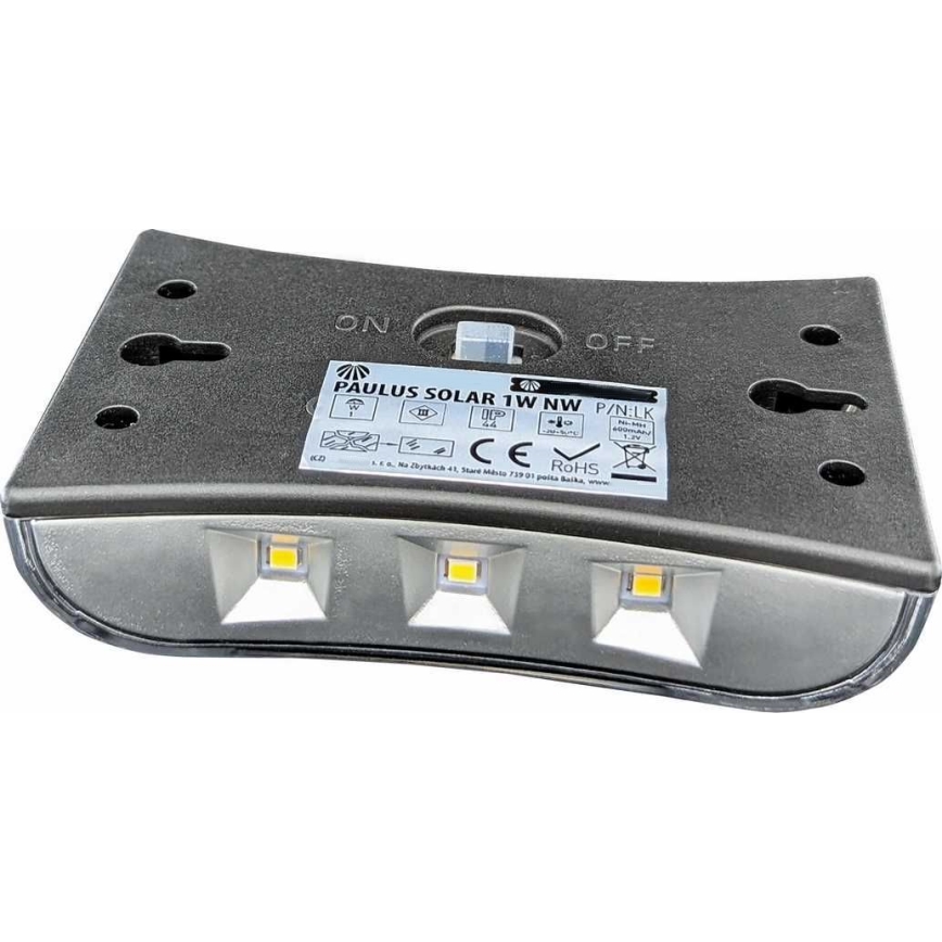 LED Solarna stenska svetilka LED/1W IP44