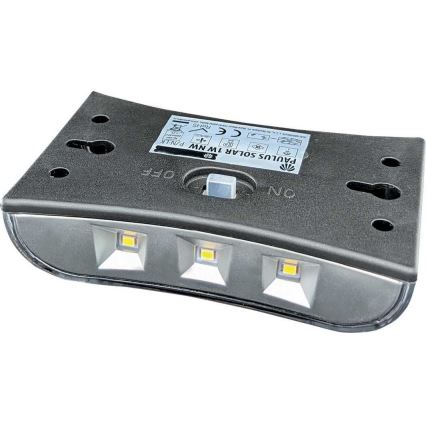 LED Solarna stenska svetilka LED/1W IP44